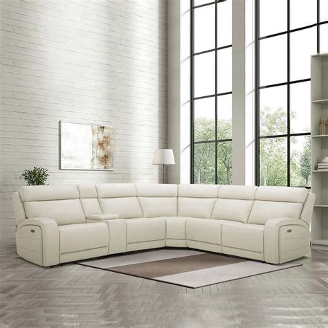Upgrade Your Living Room with Gearhart Leather Power Reclining Sectional